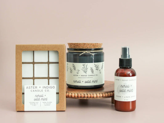 Aster + Indigo Candle Co. | Neroli + Wild Mint