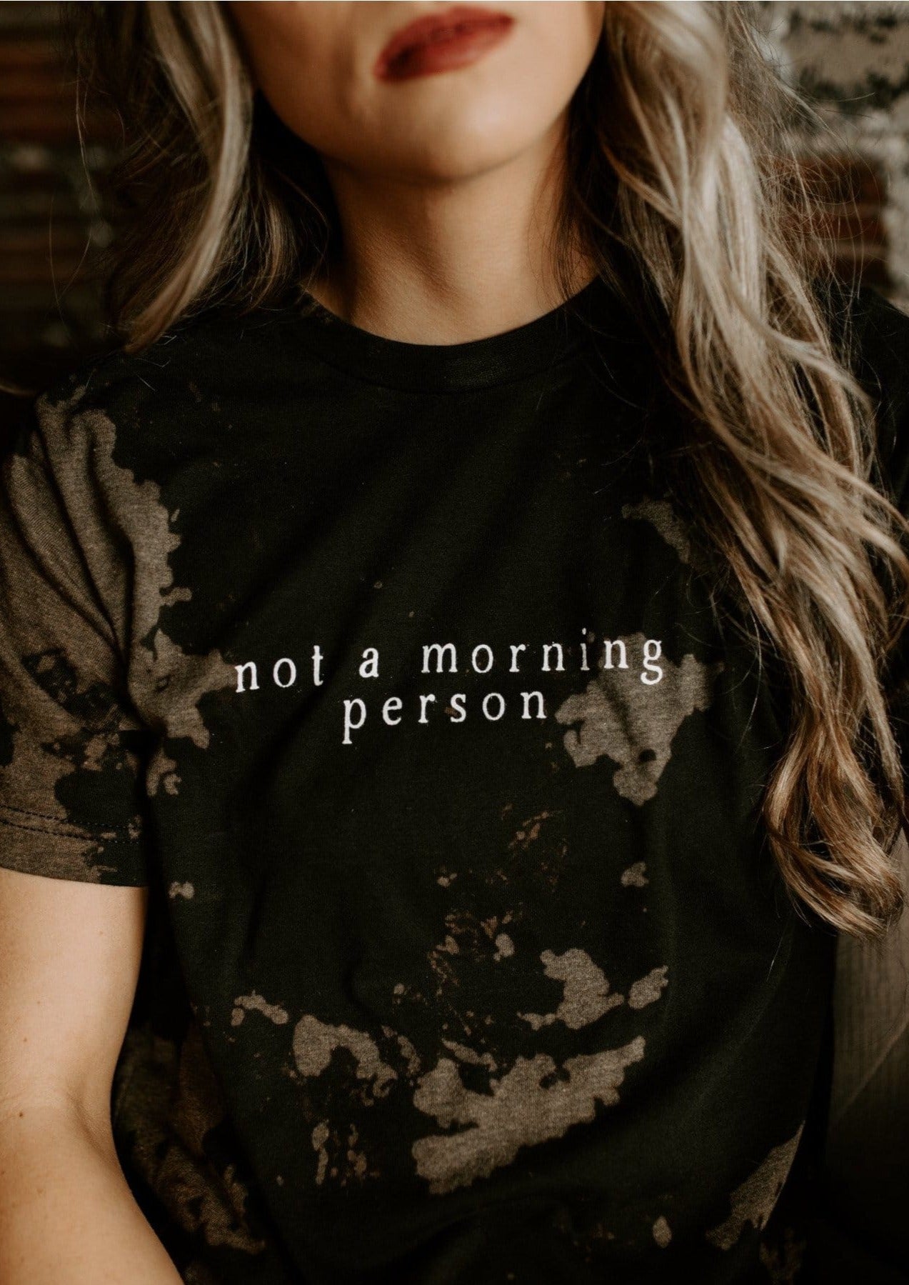 Not A Morning Person Bomba Tee