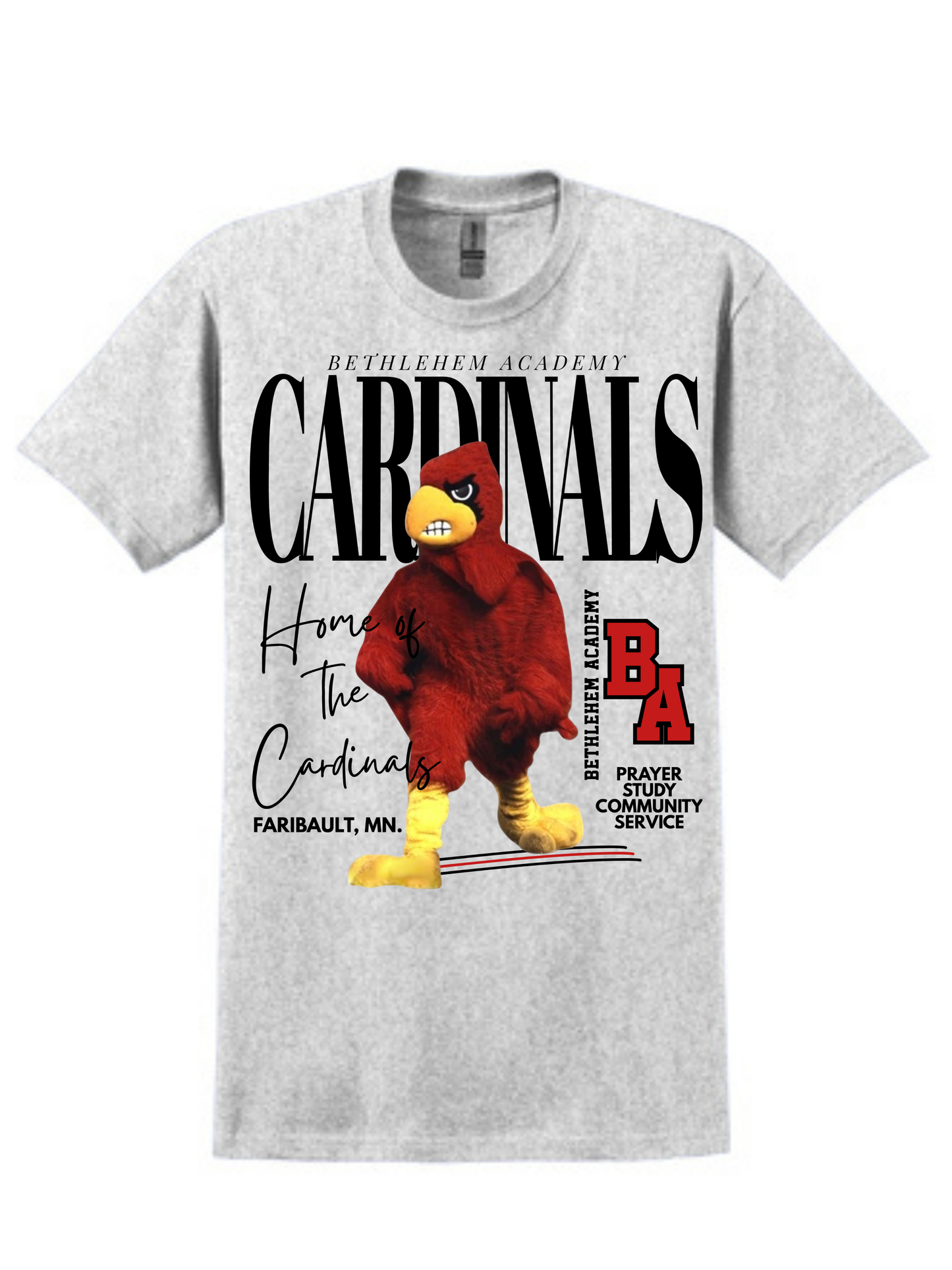 Cardinal Magazine Graphic Tee | Grey