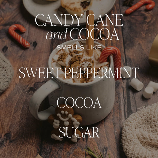 Candy Cane and Cocoa Candle | 9oz