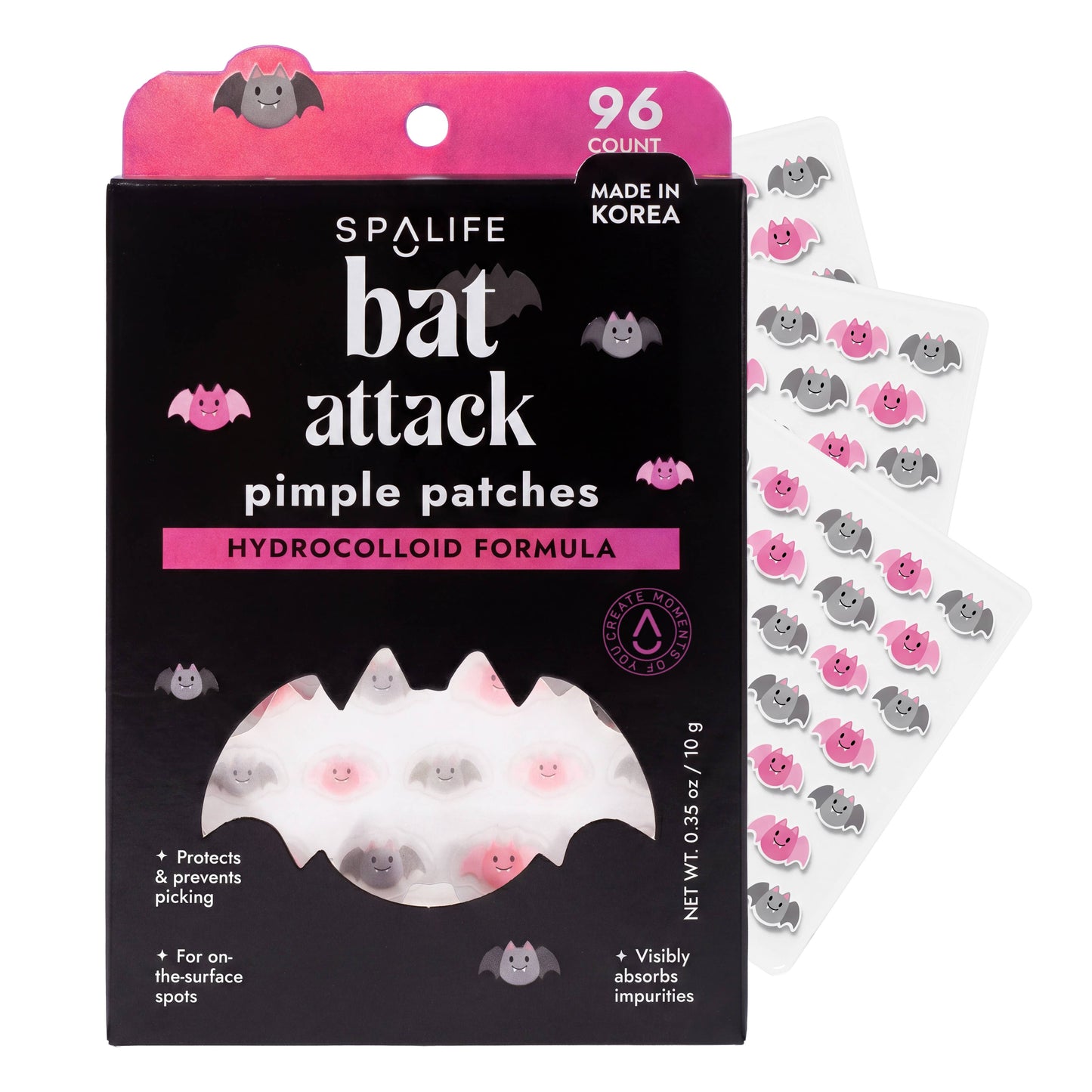 LIMITED EDITON Halloween Bat Attack Hydrocolloid Pimple Patches