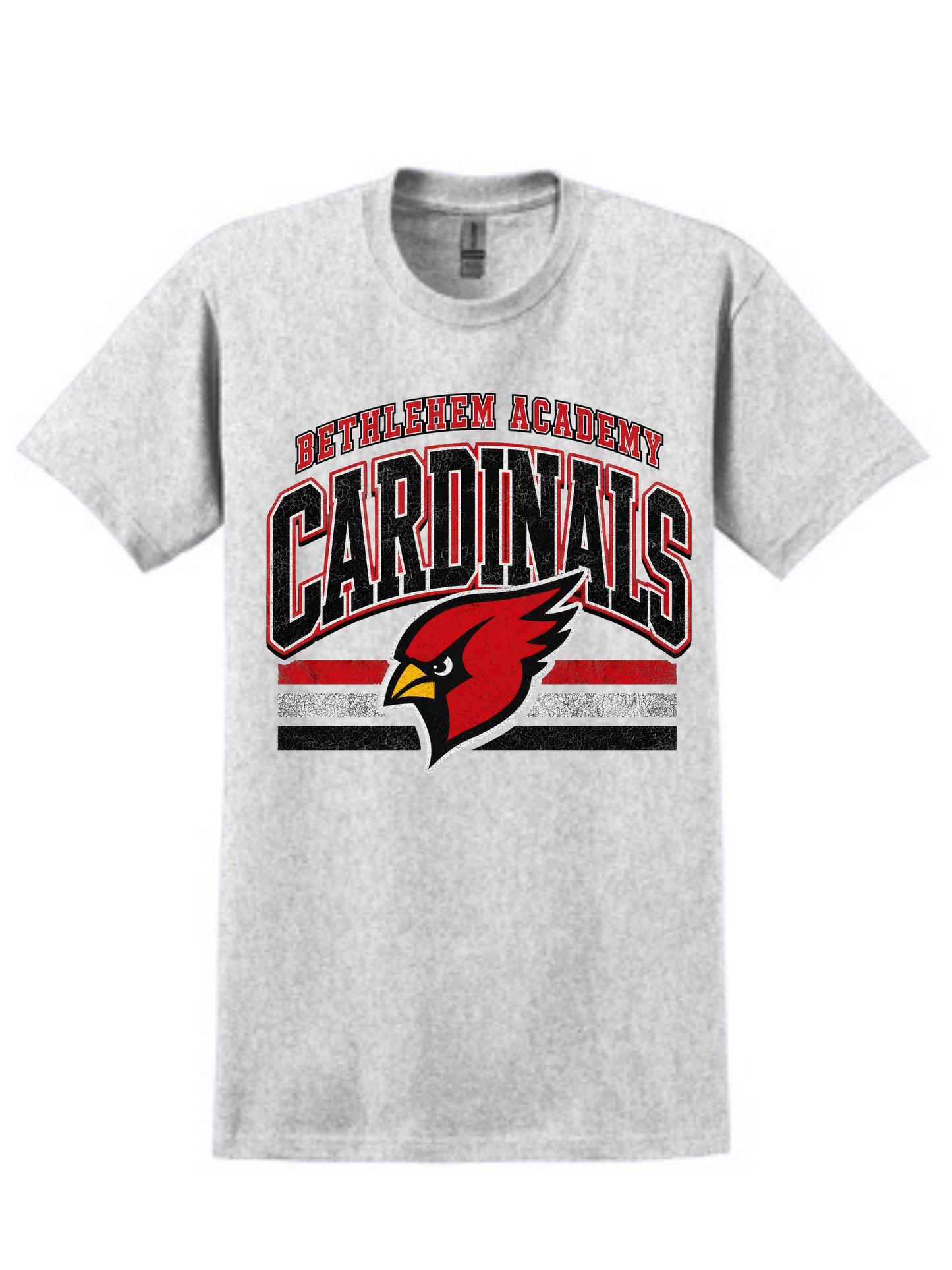 Retro Cardinals Three Stripe | Grey