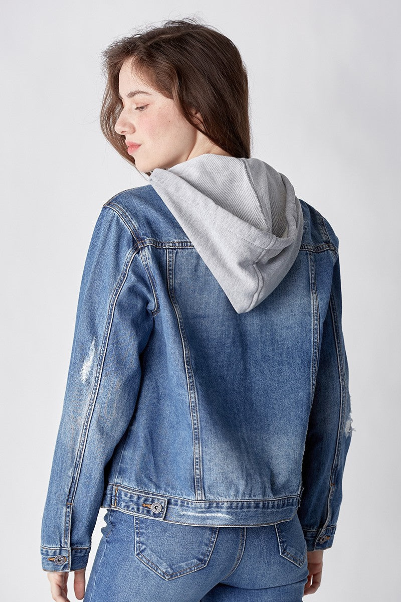 Blayke Denim Jacket w/Detachable Hood