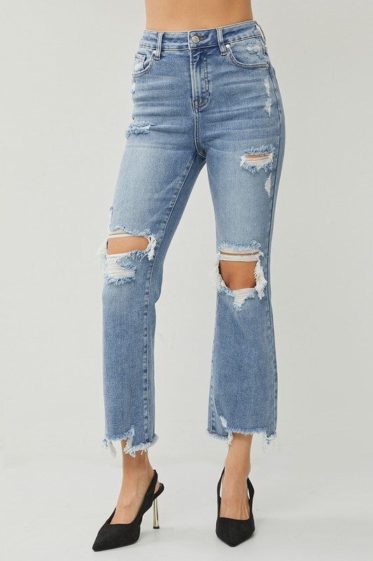 Brooks Risen Ankle Flare Jeans