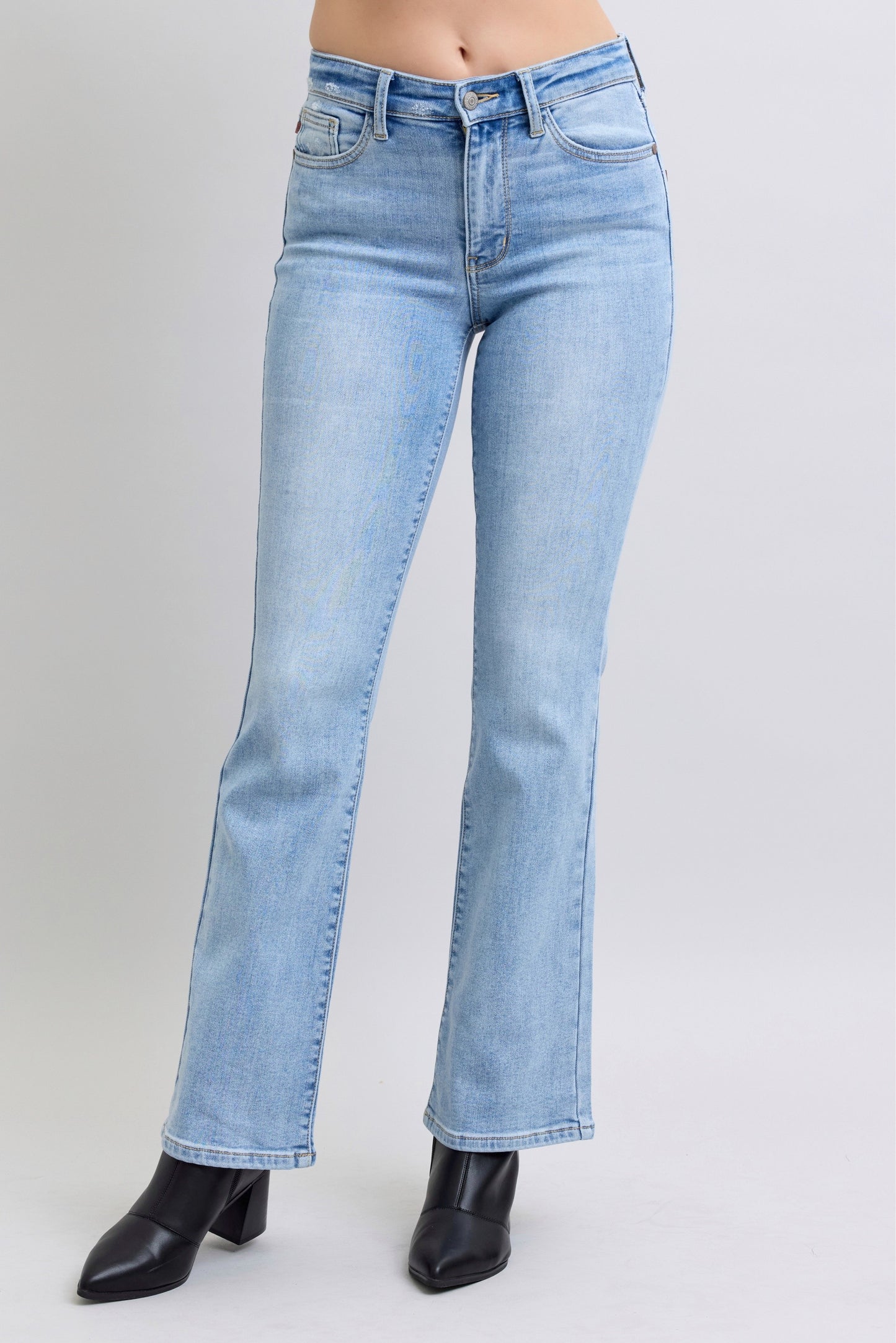 Hayes Judy Blue Thermal Bootcut Light Denim