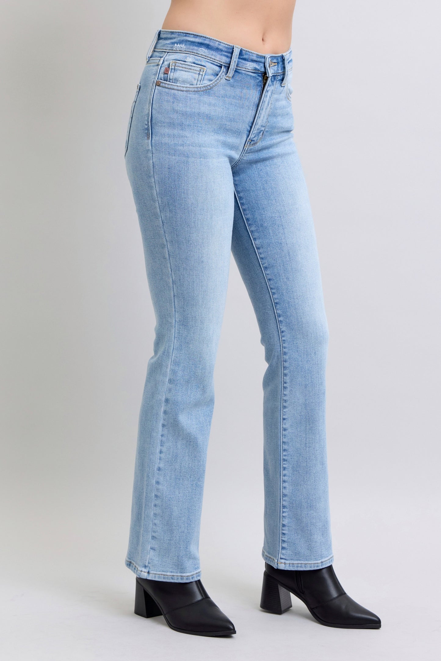Hayes Judy Blue Thermal Bootcut Light Denim