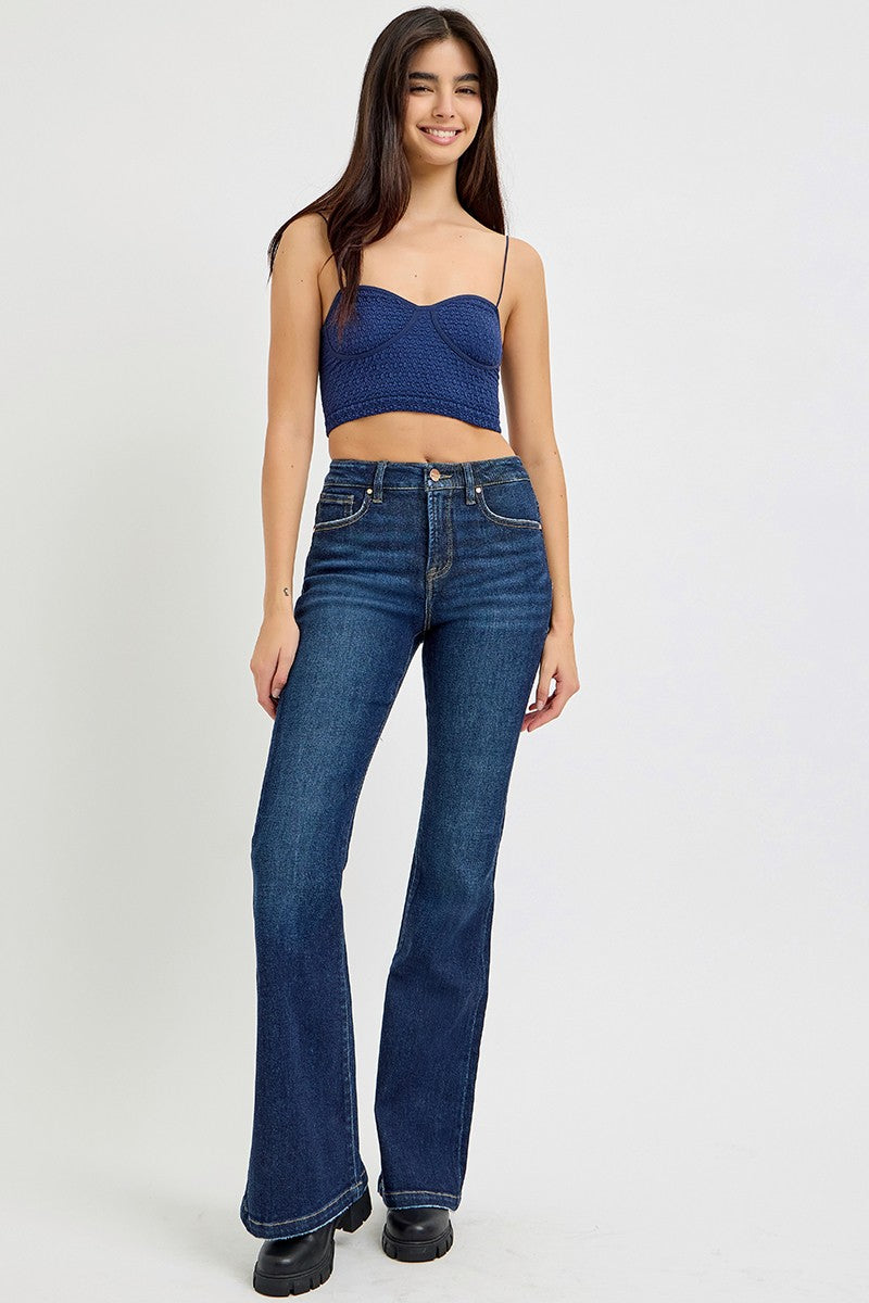 Jackson Tummy Control High Rise Flare Jeans