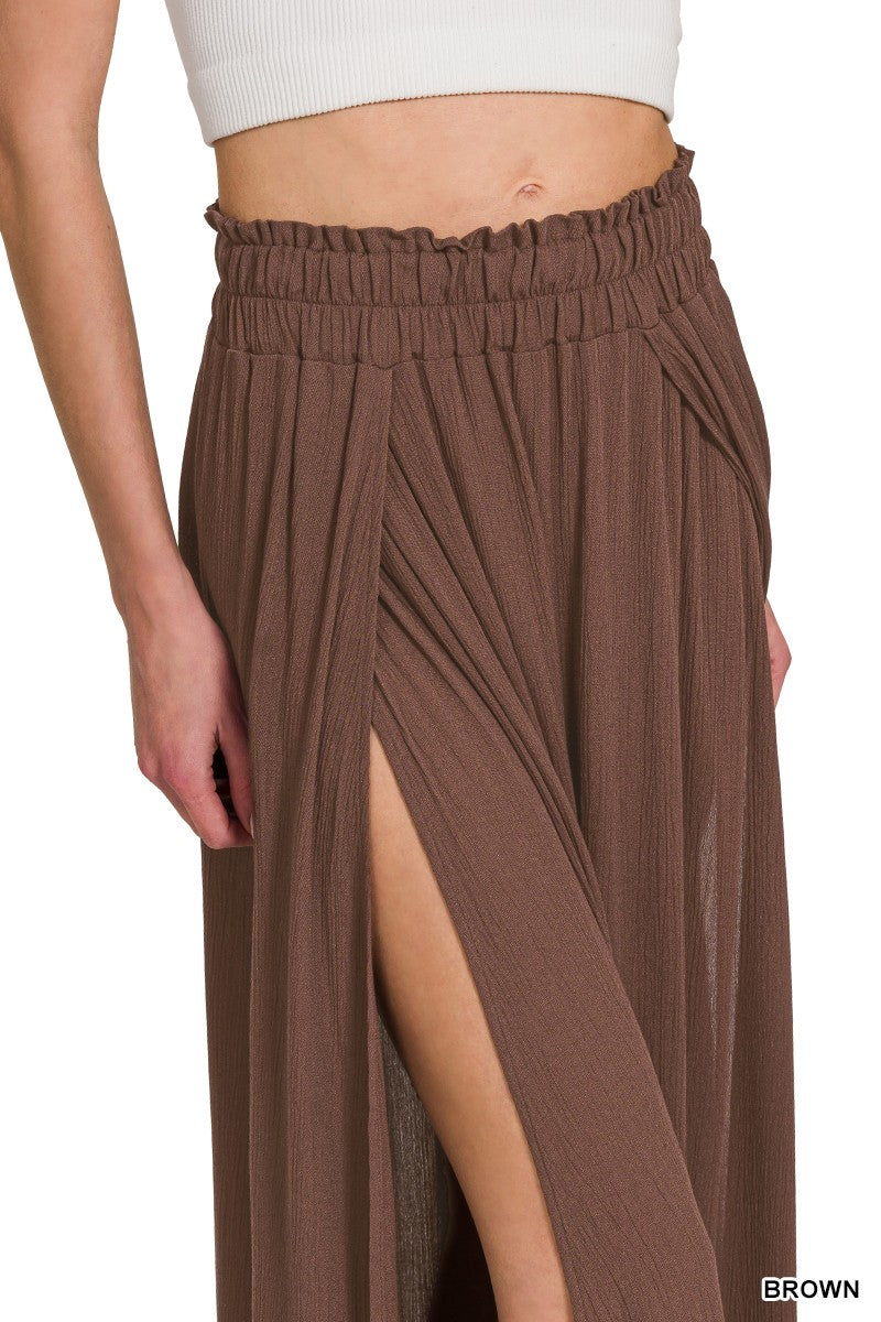 Kai Long Skirt | Brown