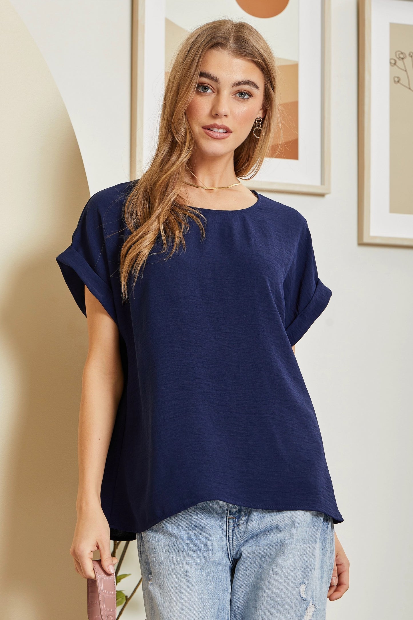 Nyx Dolman Top | Navy