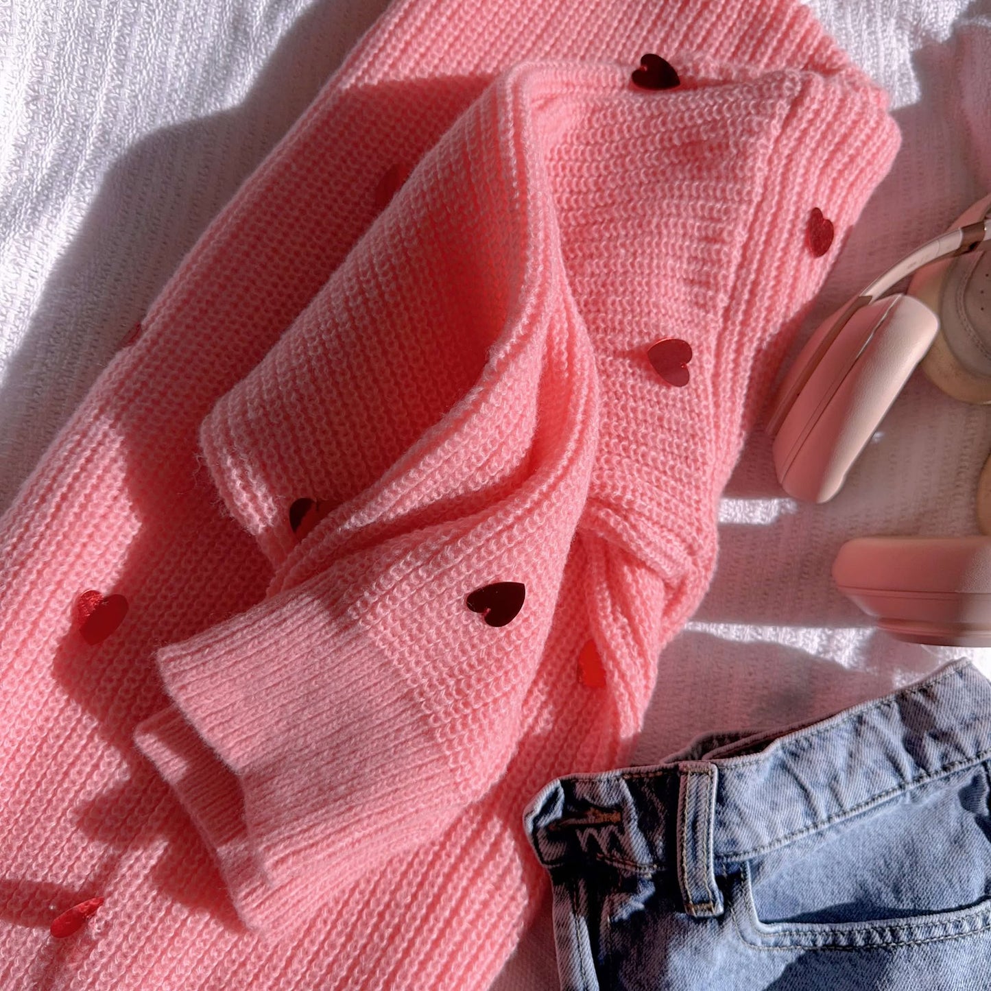 Sierra Sequin Heart Sweater