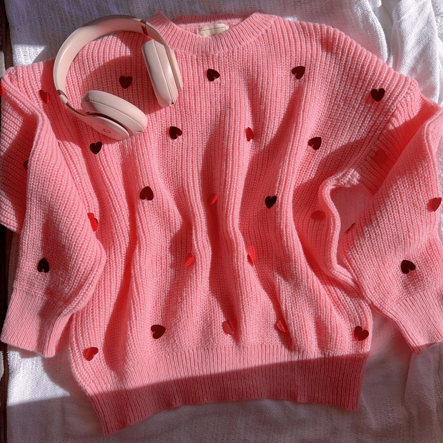 Sierra Sequin Heart Sweater