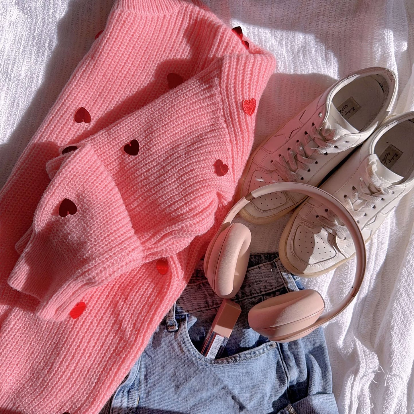 Sierra Sequin Heart Sweater