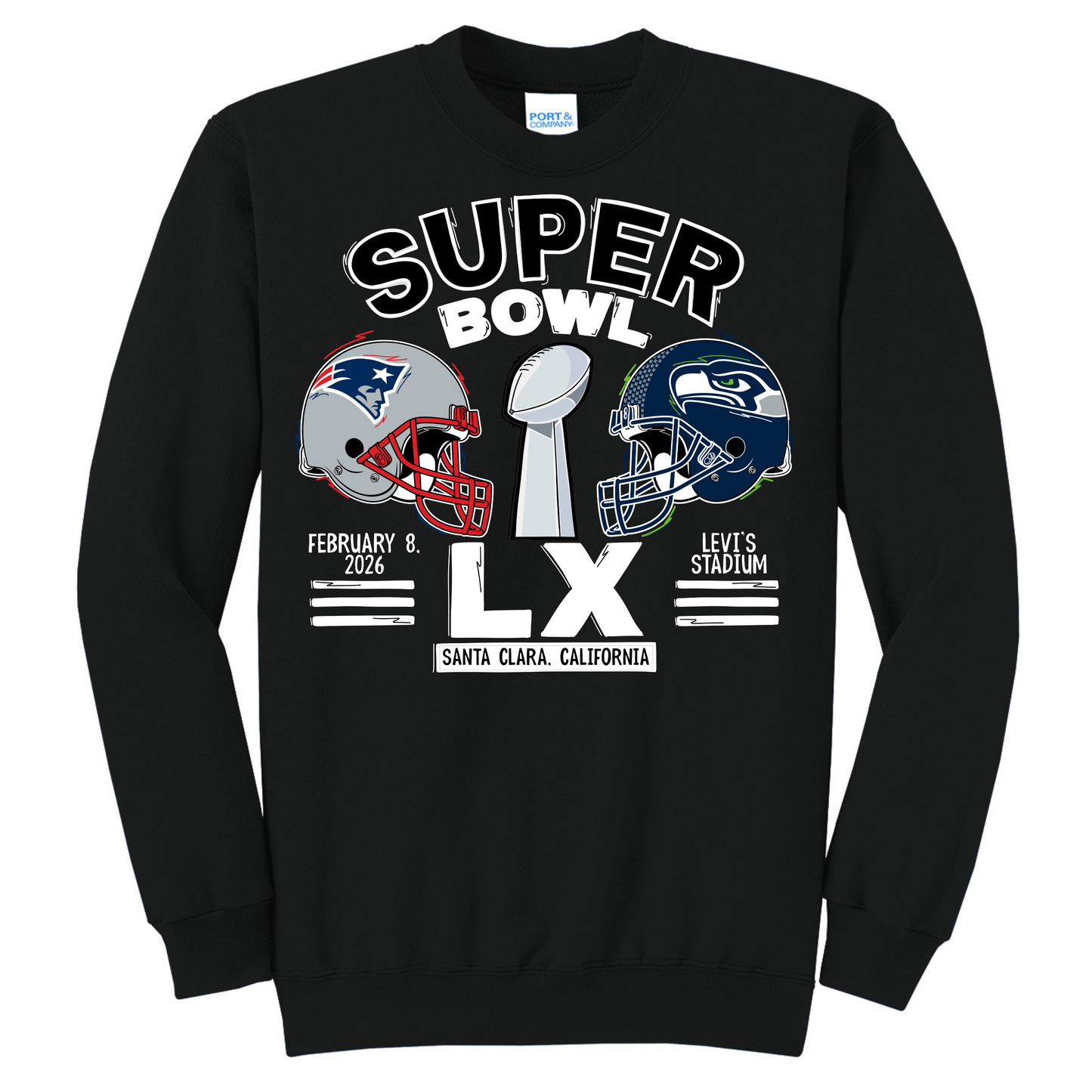 Superbowl Sweatshirt | Black