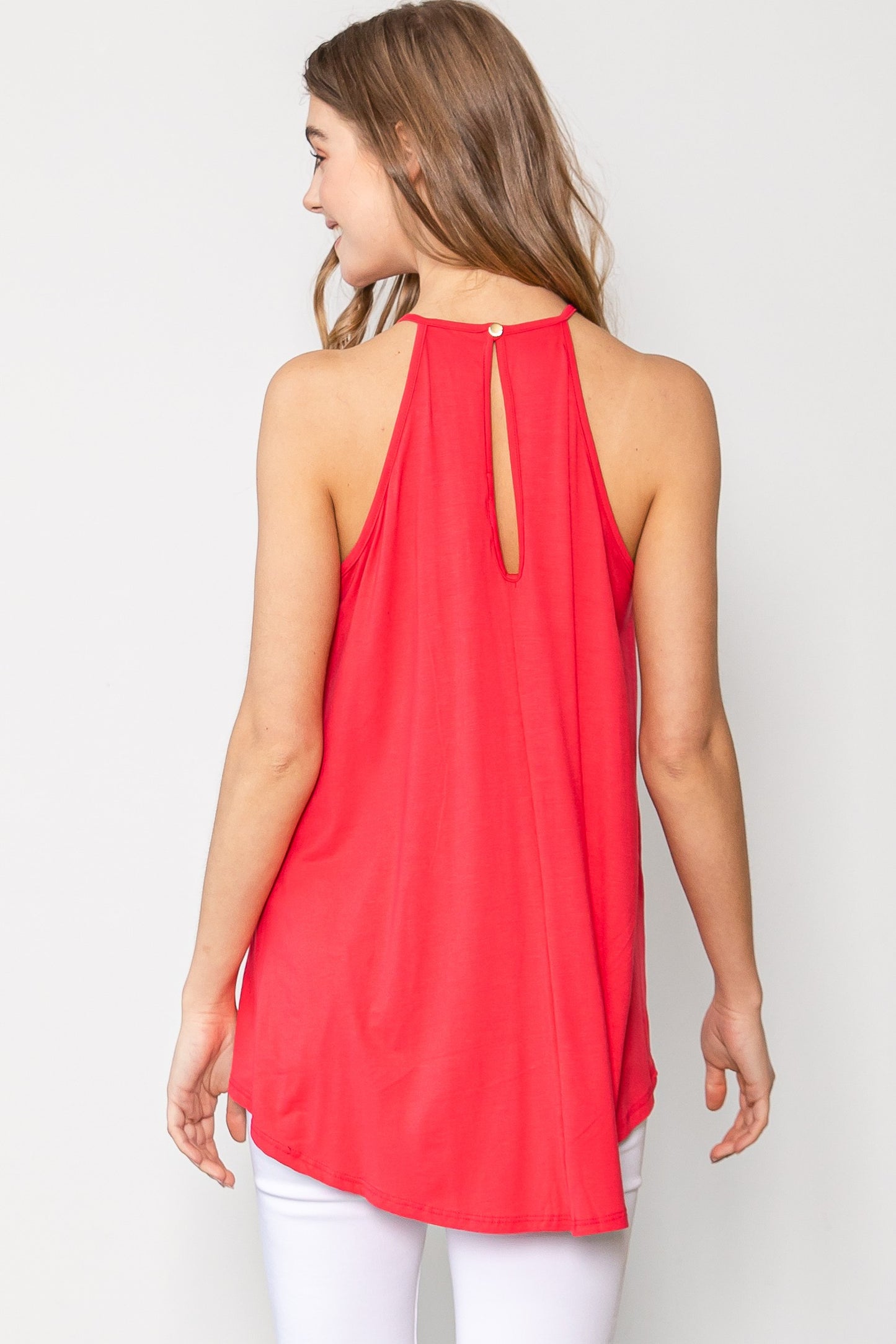 Tessa Crochet Tank Top | Tomato