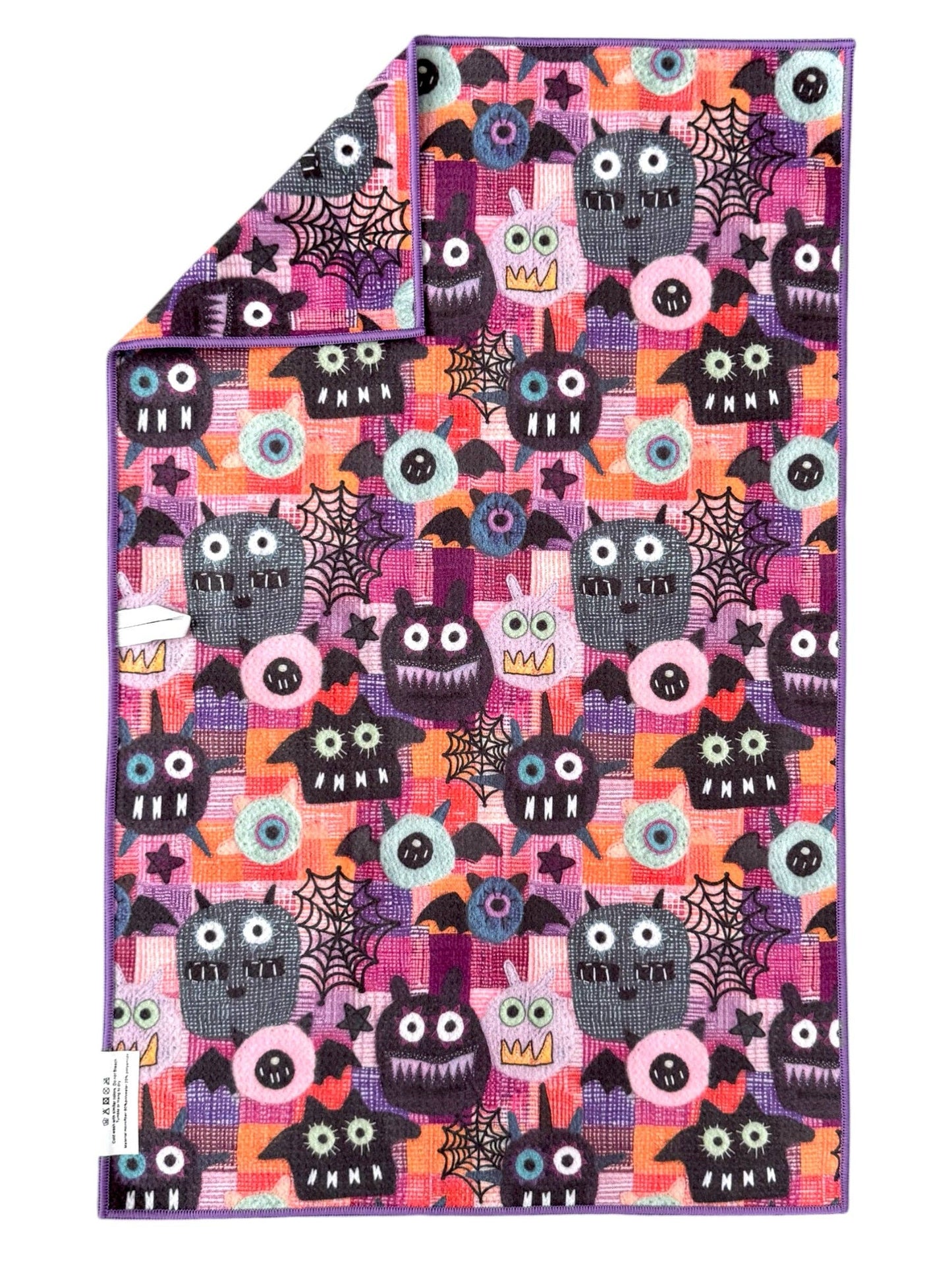 Frightful Friends: Double-Sided Hand Towel: Multi / 17x27 in / Hand Towel