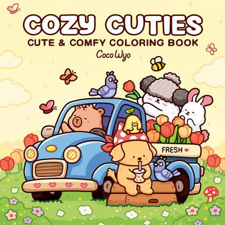 Cozy Cuties | Cute & Comfy Coloring Book