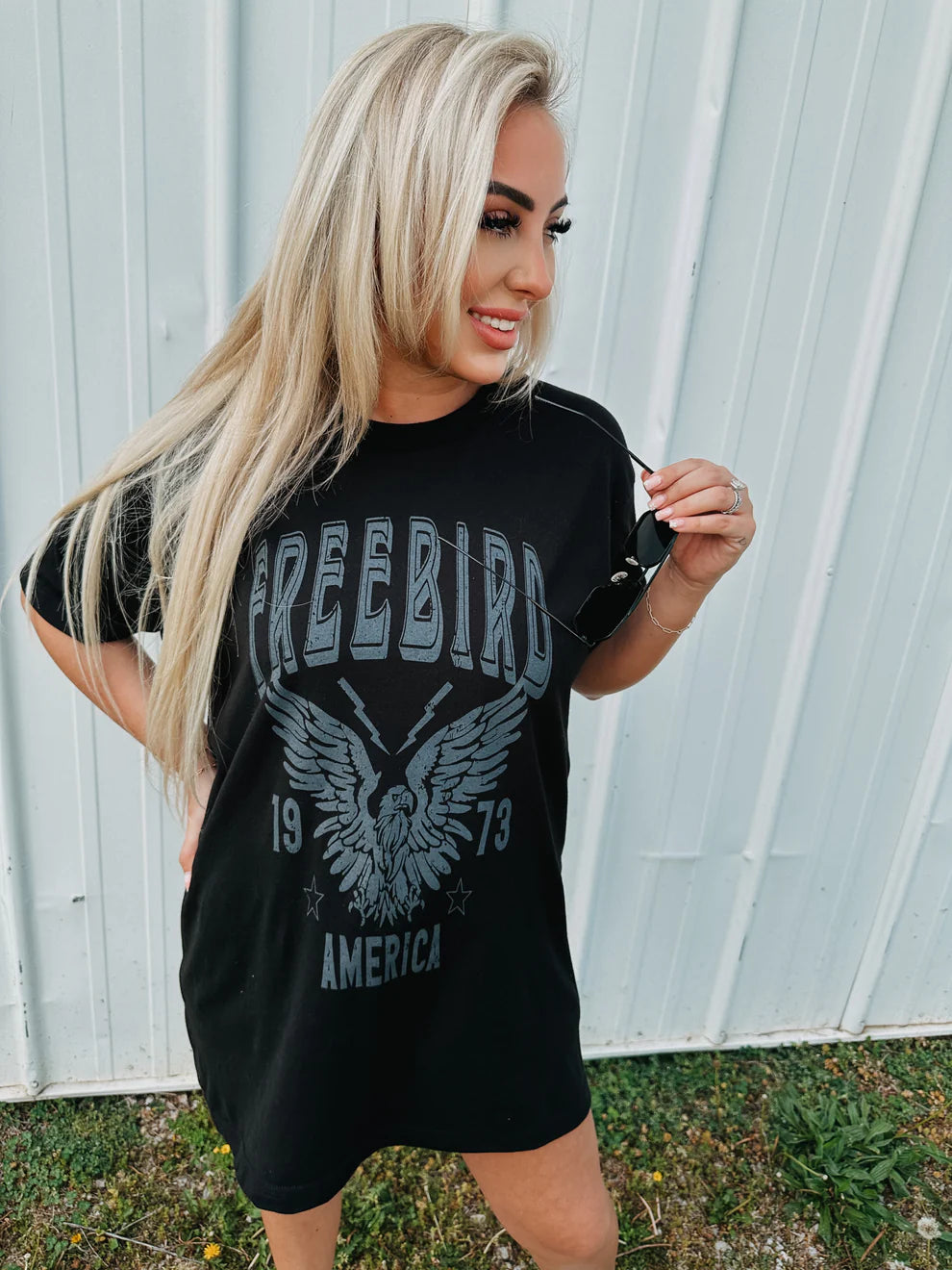 Free Bird Graphic Tee | Black