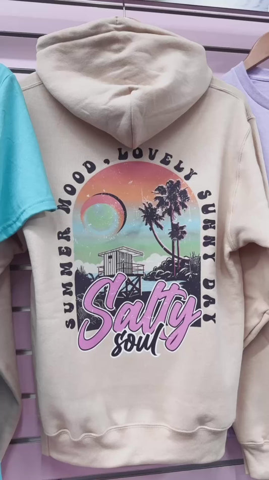 Summer Mood Hoodie | Cream