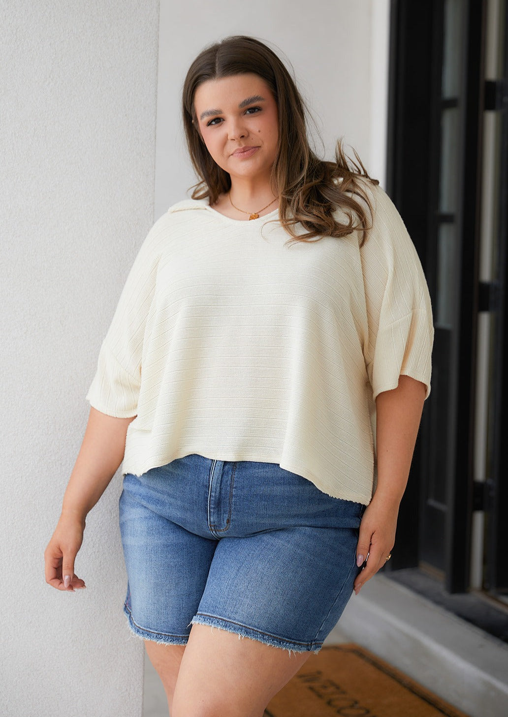 Brianna Boxy Crop Top