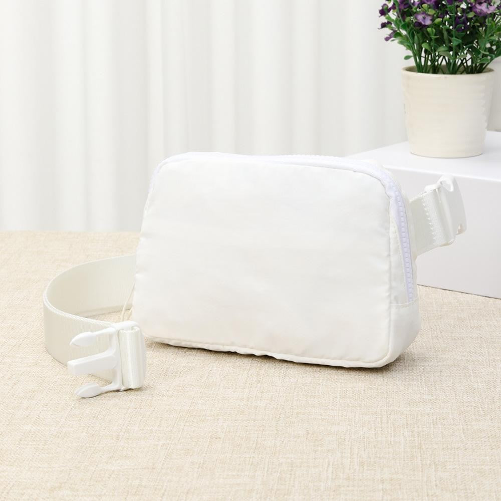 Courtney Cross Body Belt Bag | White