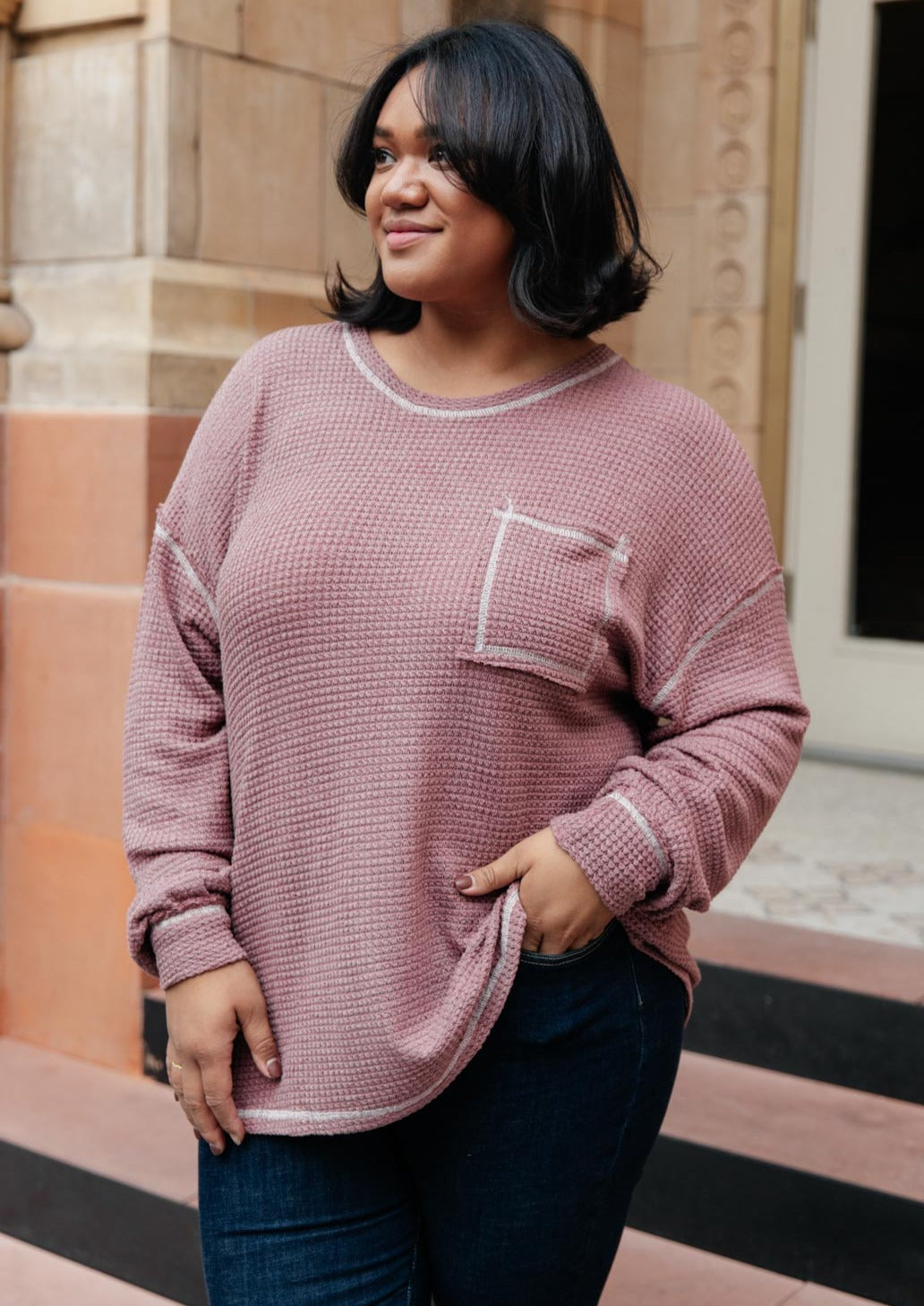 In Stride Dropped Shoulder Tunic