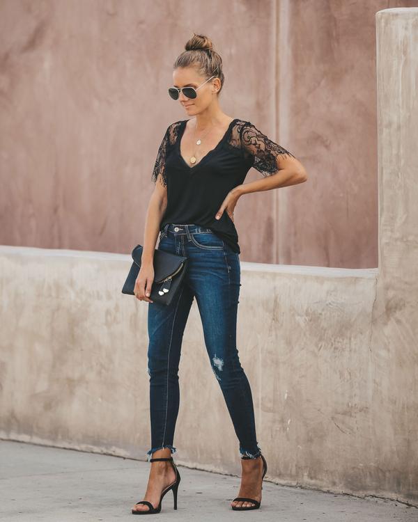 Penelope Lace Top - Our Little Secret Boutique