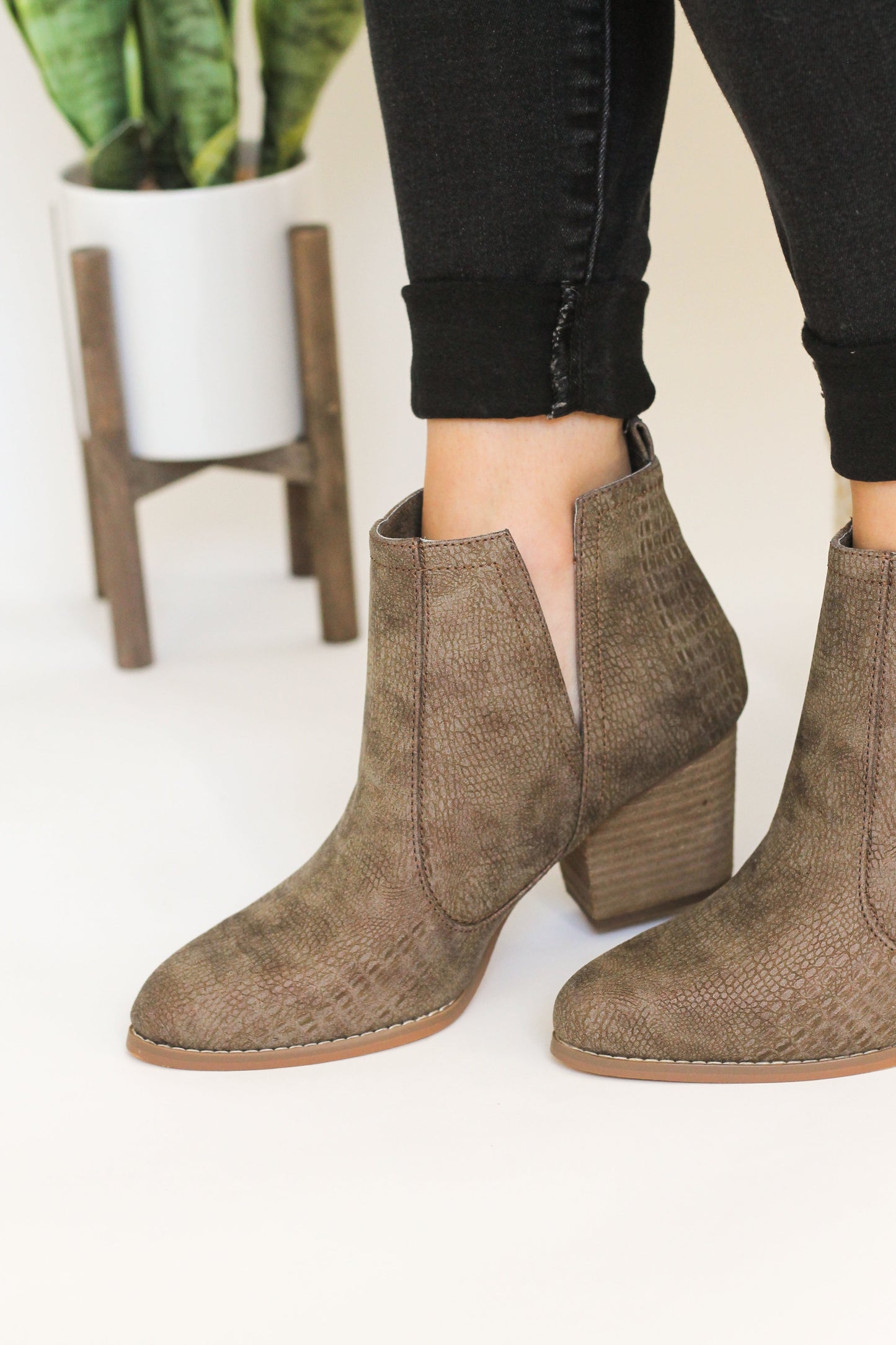 Not Rated Shea Bootie in Tan - Our Little Secret Boutique