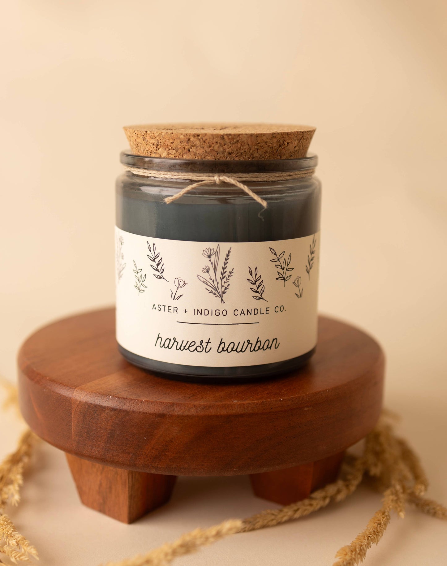 Aster + Indigo Candle Co. | Harvest Bourbon
