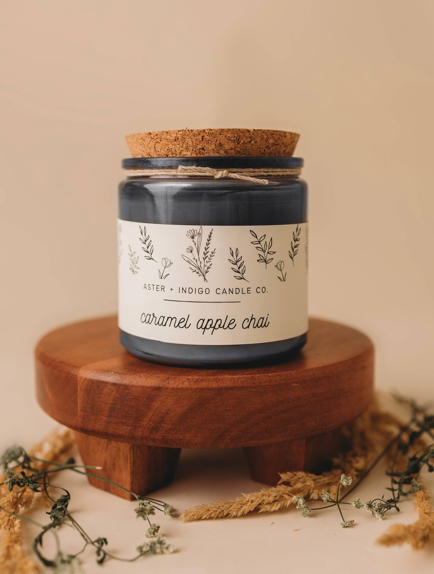 Aster + Indigo Candle Co. | Caramel Apple Chai