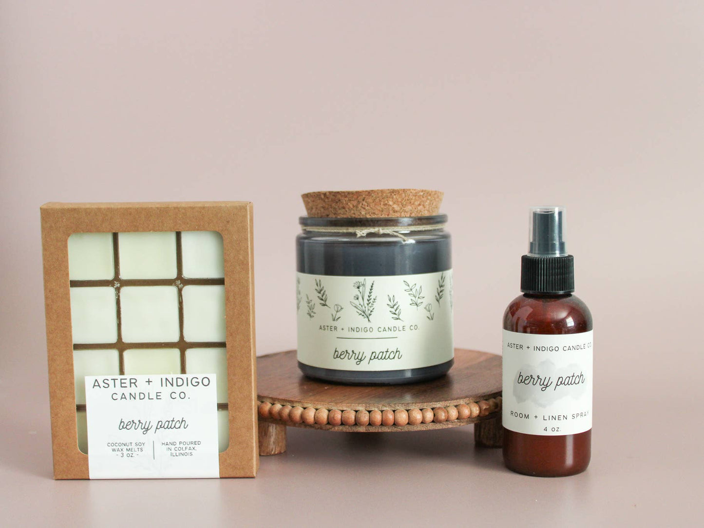 Aster + Indigo Candle Co. | Berry Patch