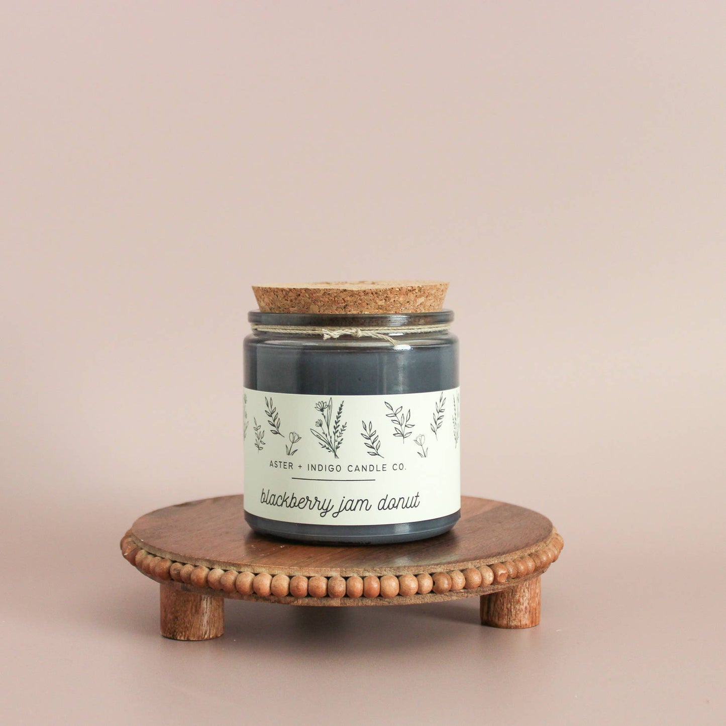 Aster + Indigo Candle Co. | Blackberry Jam Donut