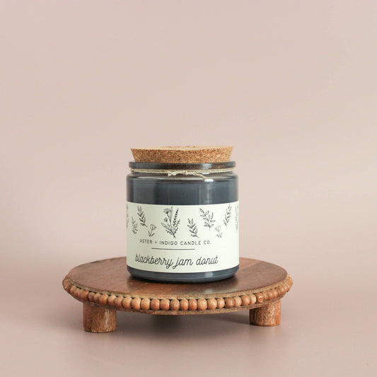 Aster + Indigo Candle Co. | Blackberry Jam Donut