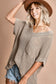 Ryann Sweater Top | Cappuccino