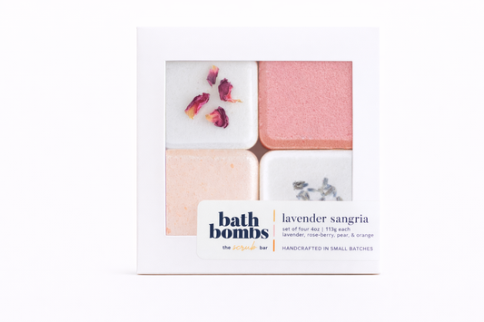Lavender Sangria Bath Bombs | Bubbly Bathtub Cocktails