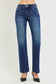 Reuben Mid Rise Straight Jeans