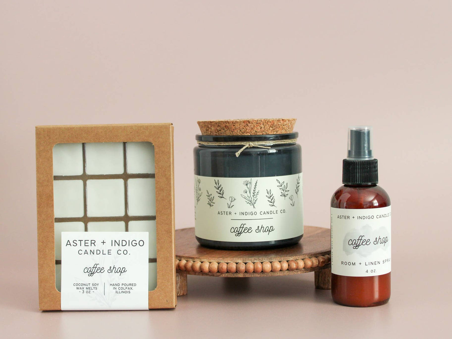 Aster + Indigo Candle Co. | Coffee Shop
