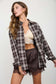 Frances Plaid Button Down | Brown