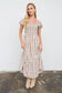Leah Plaid Midi Dress | Brown