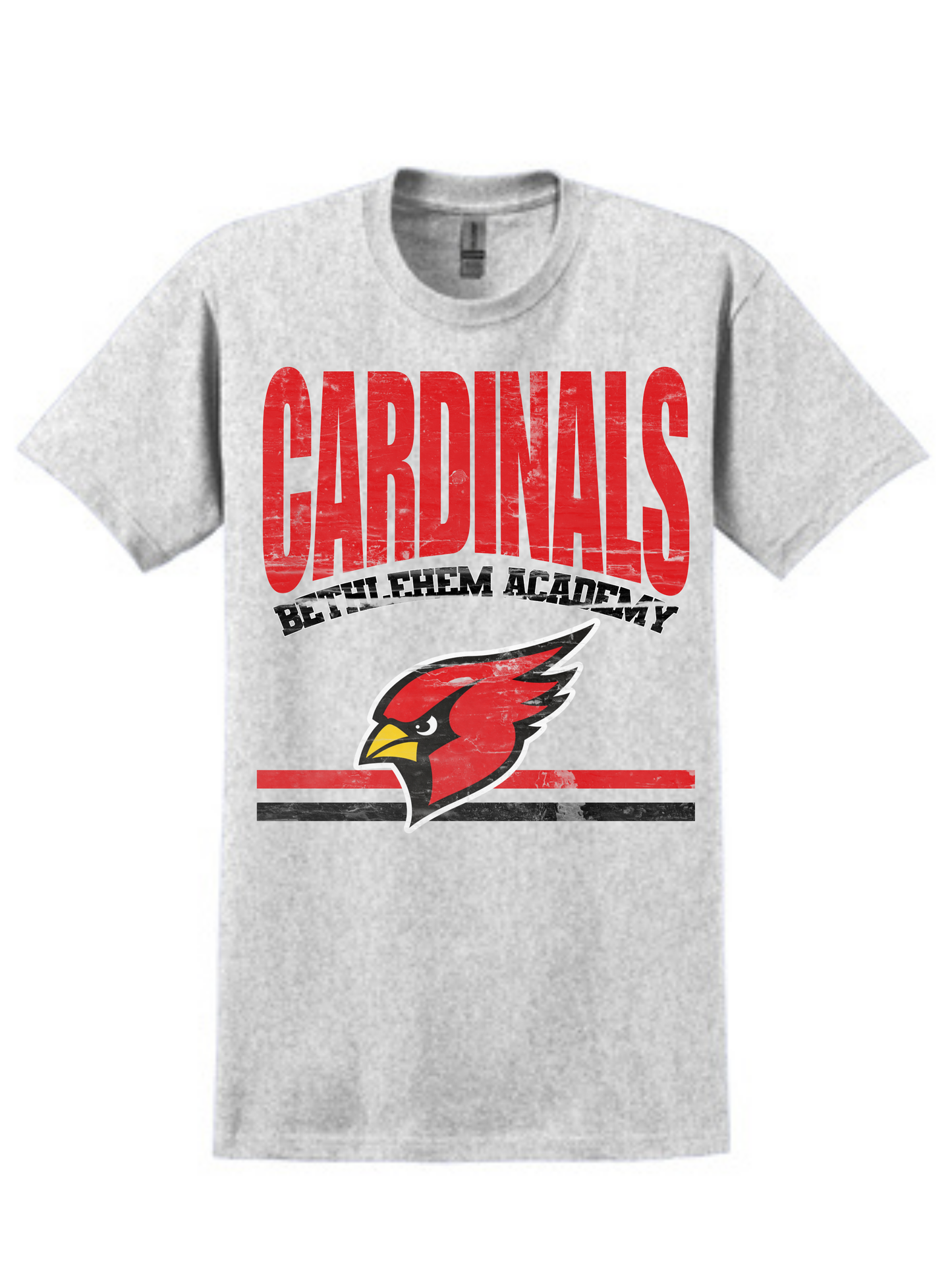 Retro Cardinals Two Stripe | Grey