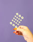 Glow in the Dark Pumpkin Halloween Pimple Patches