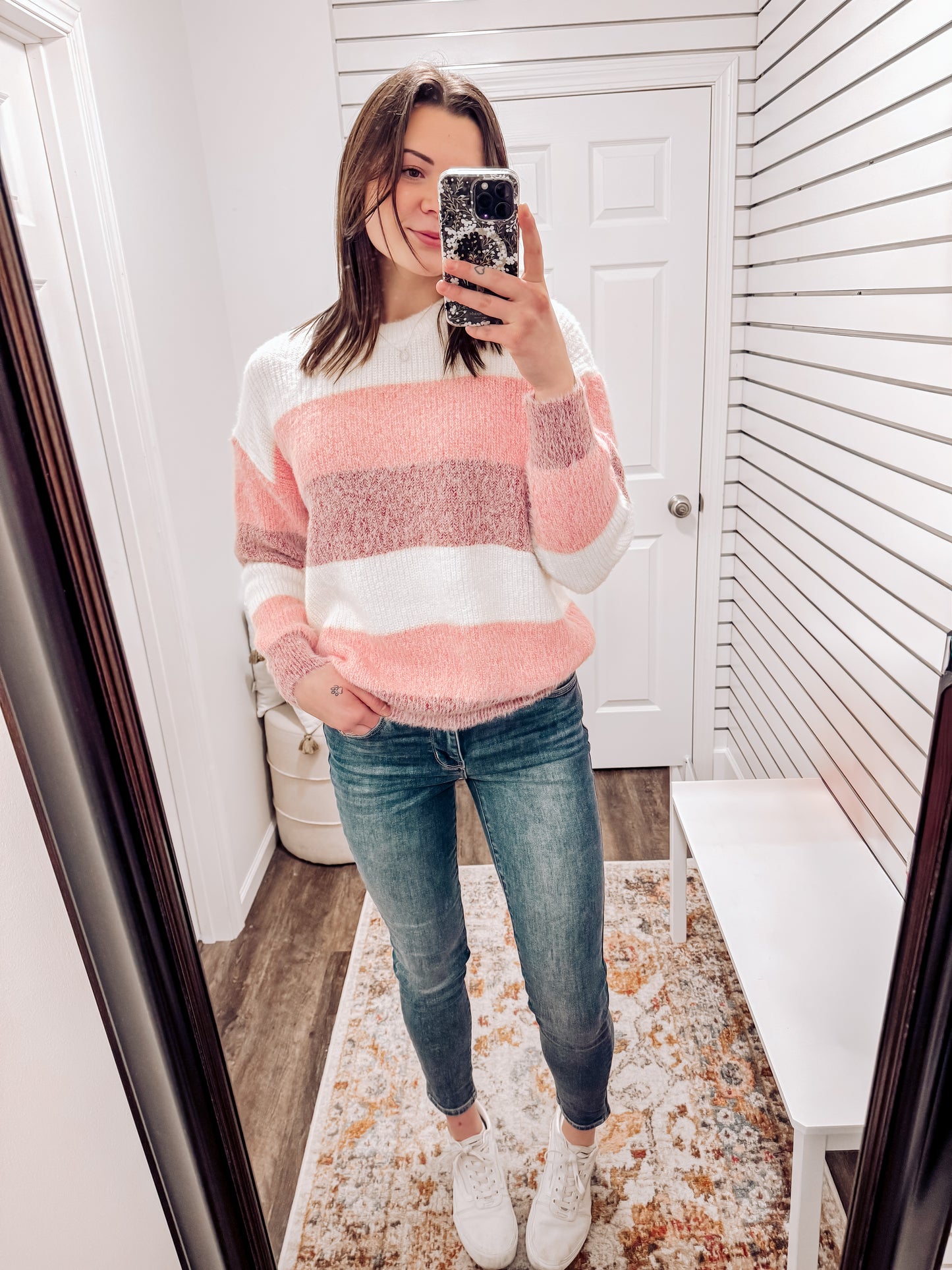 Valentine Cozy Block Sweater