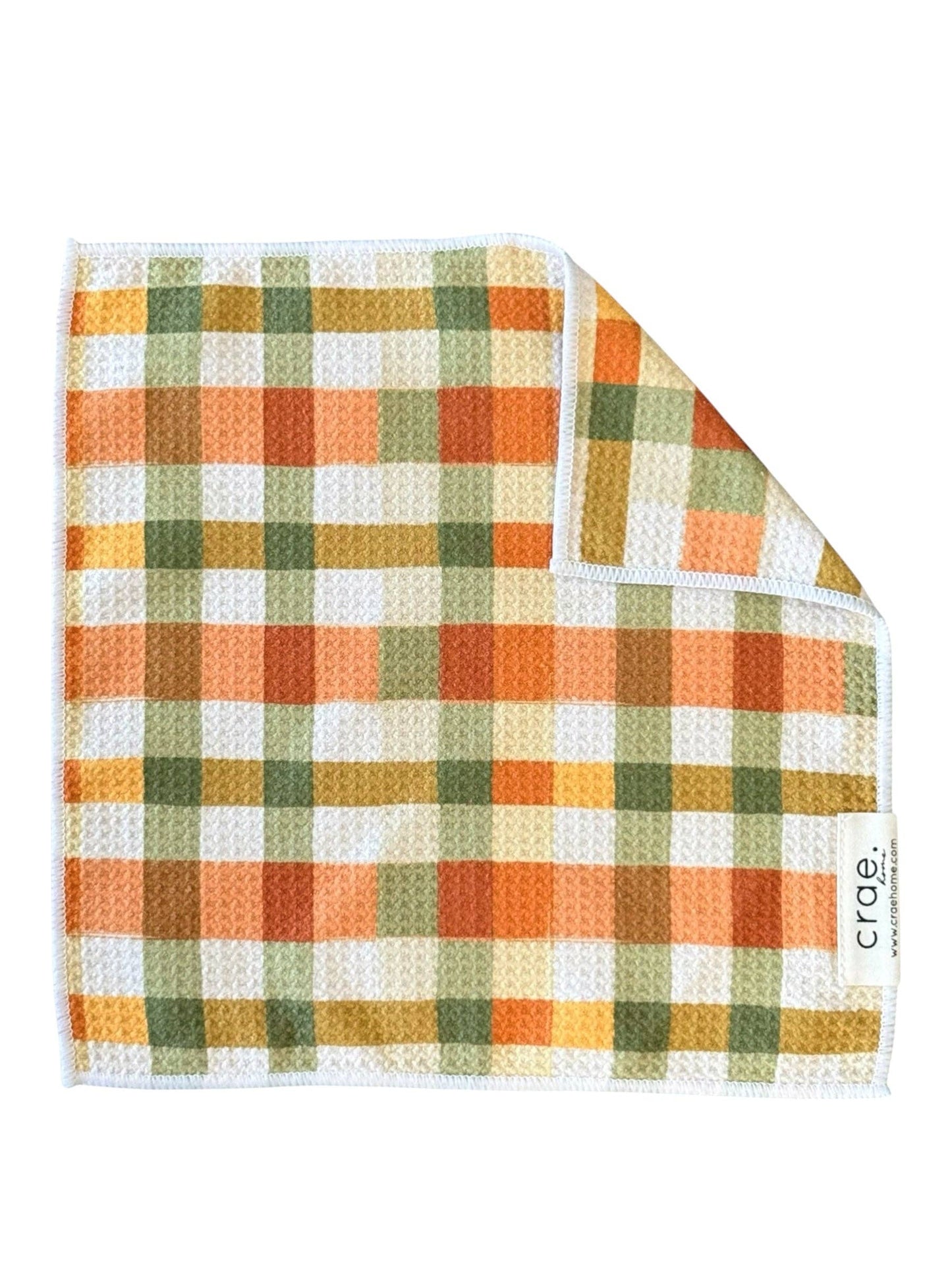 Carter: Double-Sided Washcloth: White / 12x12 in / Washcloth