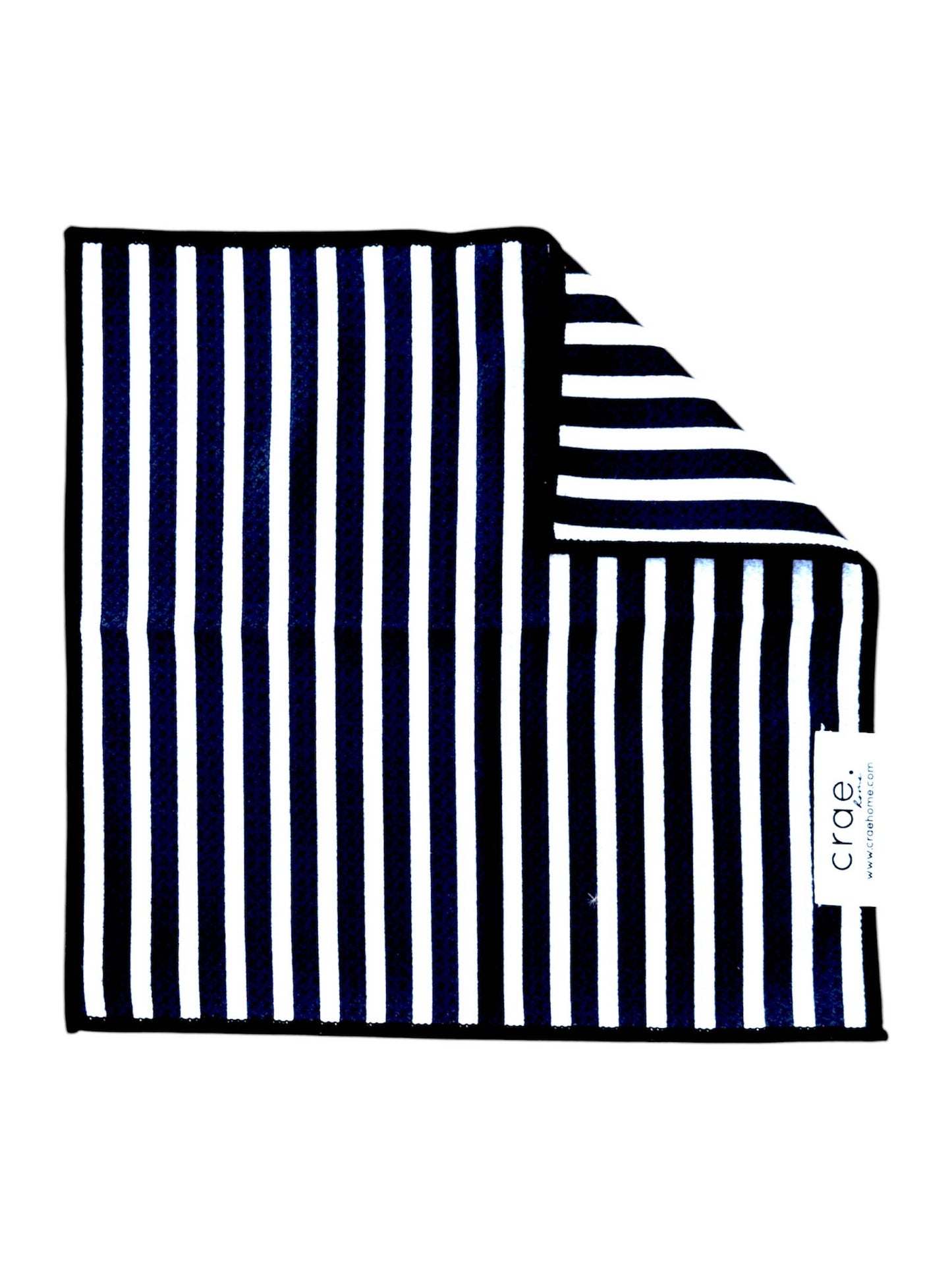 Black Licorice: Double-Sided Washcloth: Black / 12x12 in / Washcloth