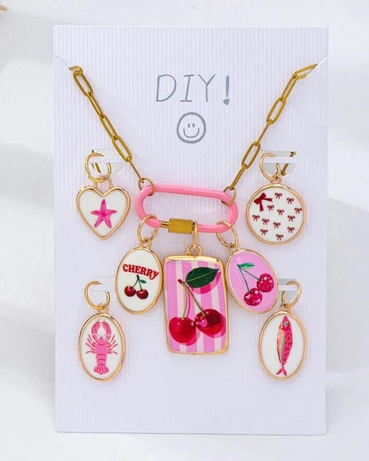 DIY Paperclip Necklace | Cherry Stripe