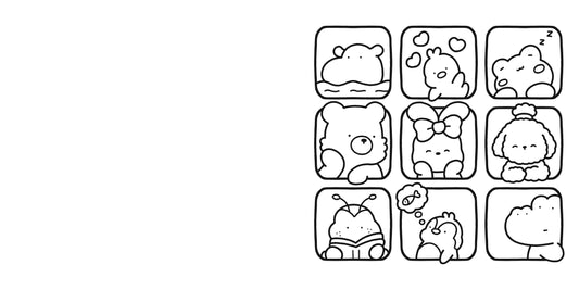 Cozy Friends | Cute & Comfy Coloring Book