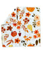 Pumpkin Spice: Double-Sided Washcloth: White / 12x12 in / Washcloth