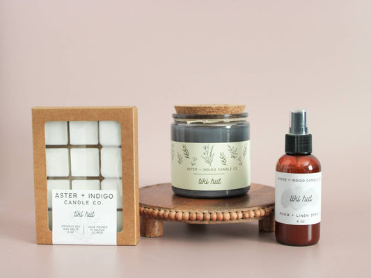 Aster + Indigo Candle Co. | Tiki Hut