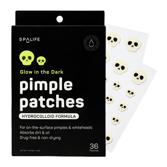 Glow in the Dark Skulls Halloween Pimple Patches