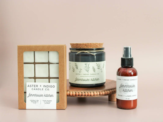 Aster + Indigo Candle Co. | Farmhouse Kitchen