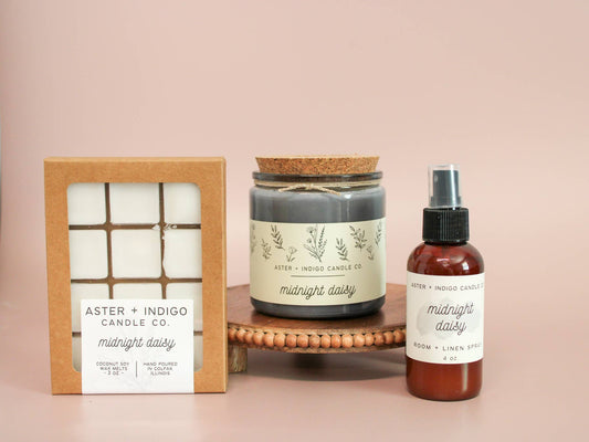 Aster + Indigo Candle Co. | Midnight Daisy